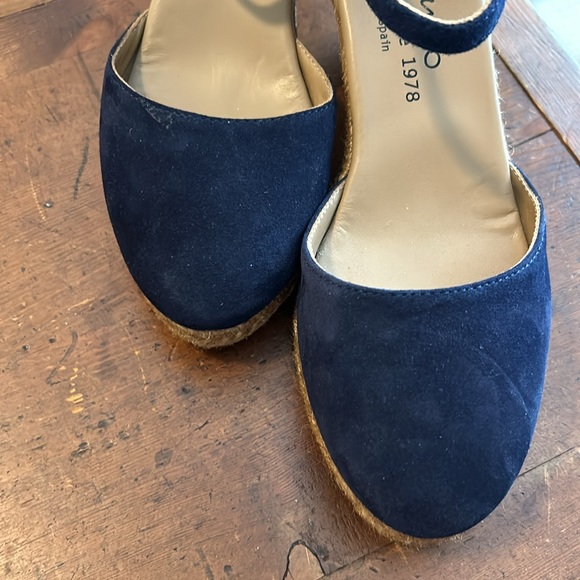 Gaimo Navy Suede Espadrilles, Size 38 EU, 7.5 US - Picture 11 of 11